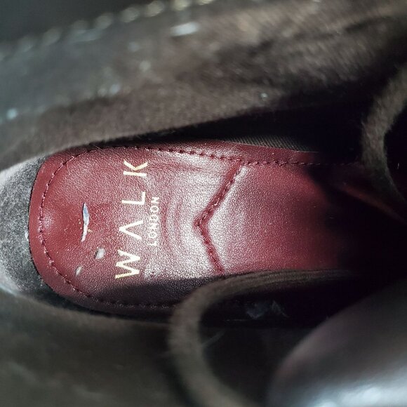 Walk London Shoes Mens UK 7 US 8 Brown Leather Sean Hertiage Lace Up Boots - Picture 8 of 10